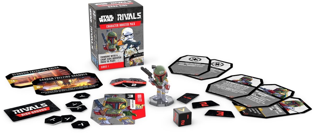 Funko Games Star Wars Rivals - Character Pack Light Side - Kaartspel - Uitbreidingset - Verzamel alle 30 personages - Engelstalig - Zwart
