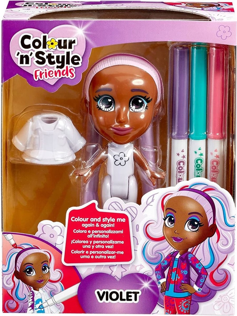Crayola Colour'n'Style Friend Violet - Hobbypakket