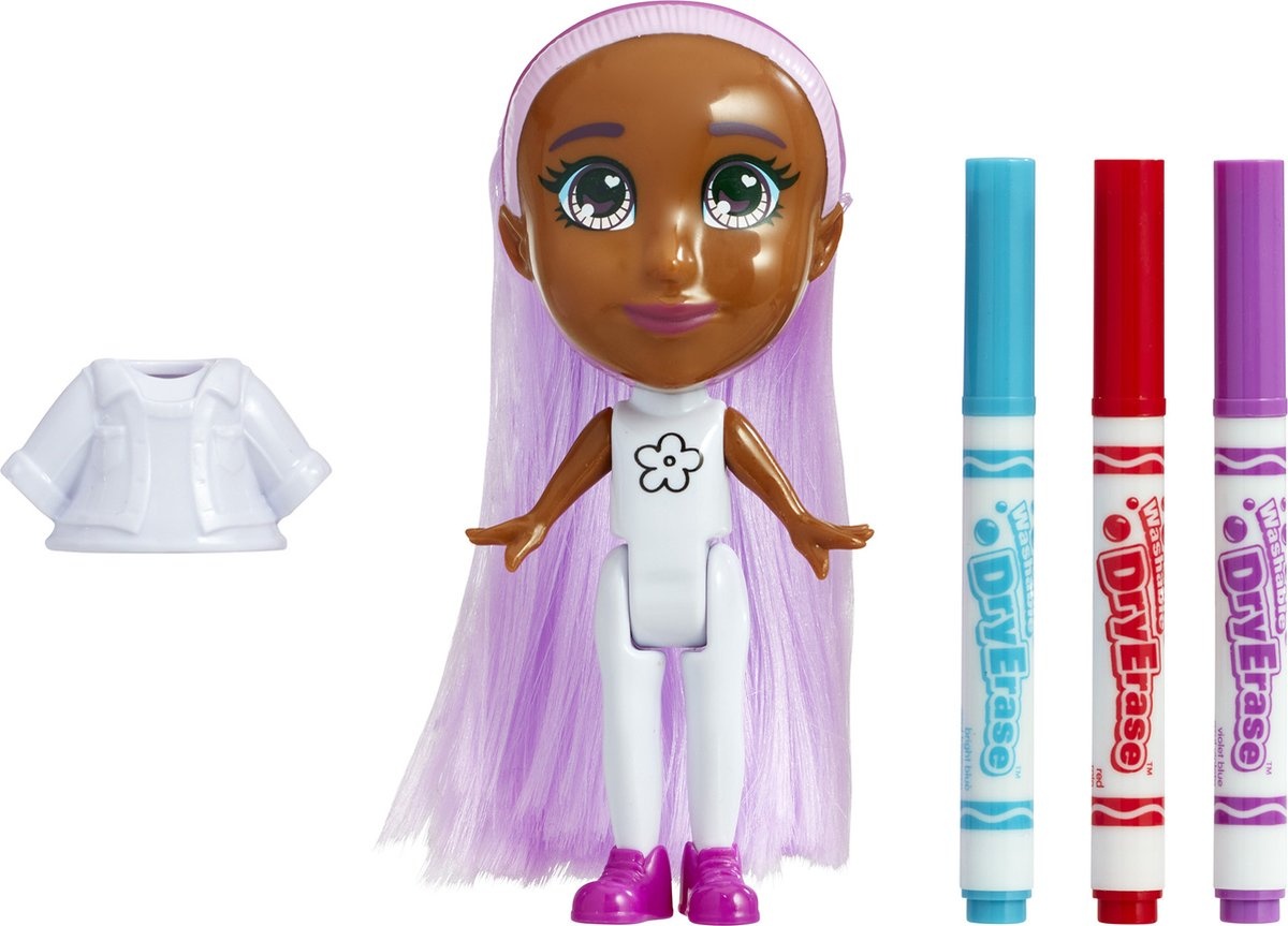 Crayola Colour'n'Style Friend Violet - Hobbypakket