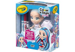 Crayola Colour Style Friends Sky - Kleur je figuur - Hobbypakket