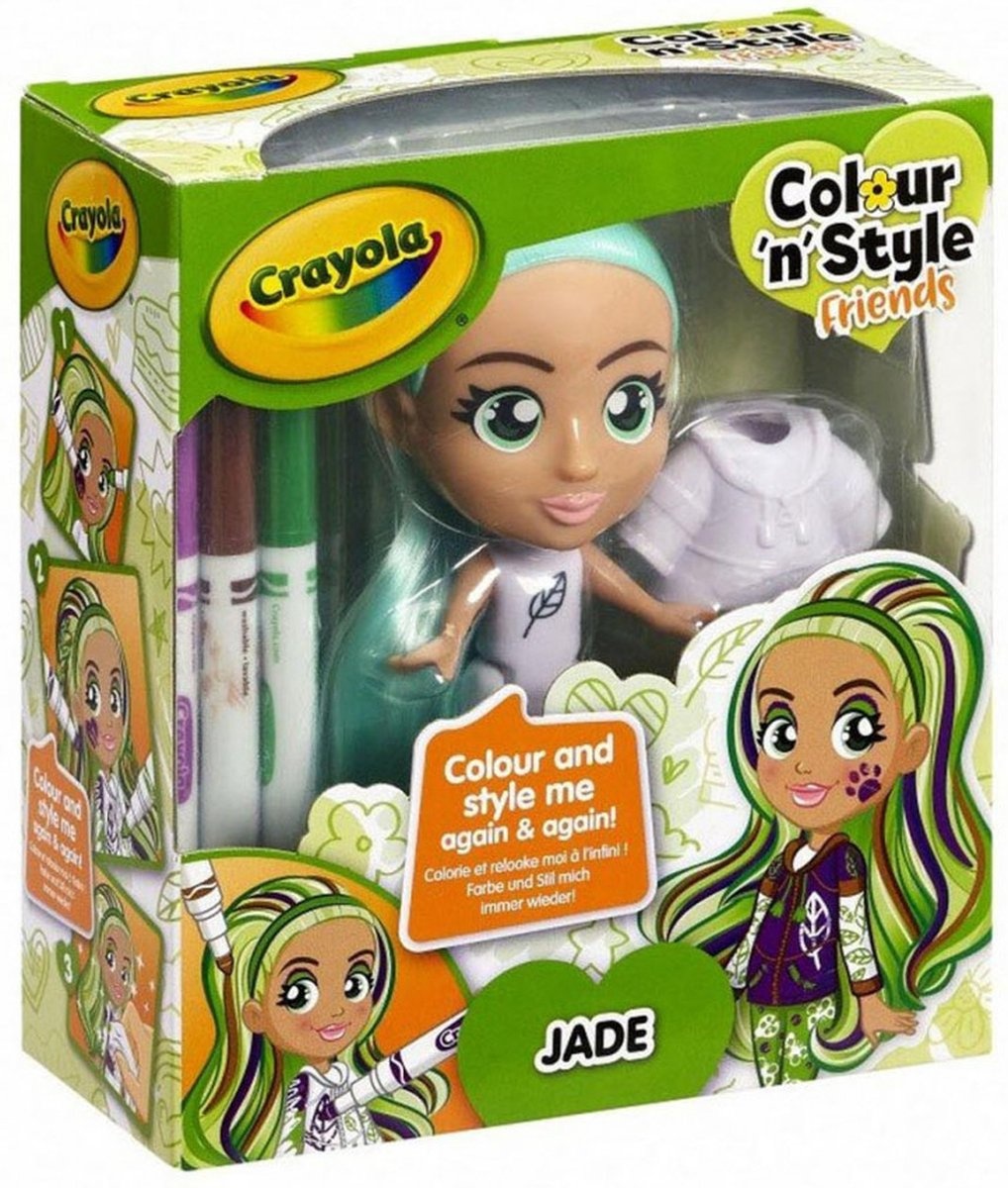 Crayola Colour n Style Friends Inkleuren Jade