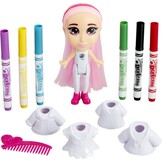 Crayola Colour & Style Friends - Rosa - Deluxe pop - Versier en kleed je pop aan!