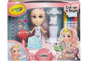 Crayola Colour'n'Style Friend Coral - Hobbyset