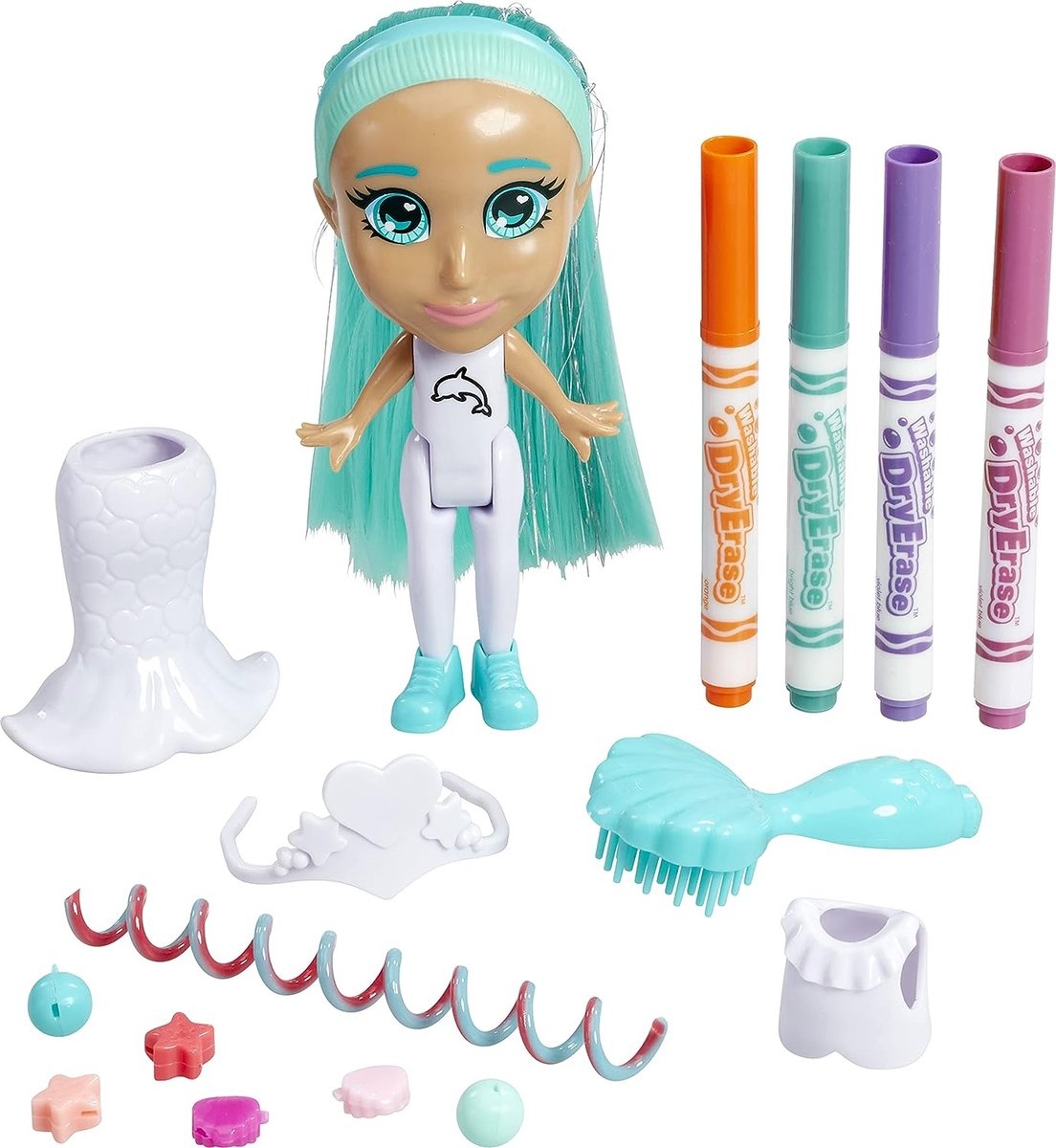 Crayola Color Style Mermaid Friends Pearl - Hobbypakket - Kleur en stijl zeemeermin