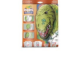 Crayola - POPS - Hobbypakket - 3D-Activiteiten Voor Kinderen - Dinosaurus Thema
