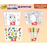 Crayola - POPS - Hobbypakket - 3D-Activiteiten Voor Kinderen - Dinosaurus Thema
