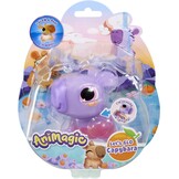 Animagic Let's Glo Capybara Purple - Speelfiguur - Lichtgevende Capybara