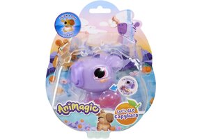 Animagic Let's Glo Capybara Purple - Speelfiguur - Lichtgevende Capybara