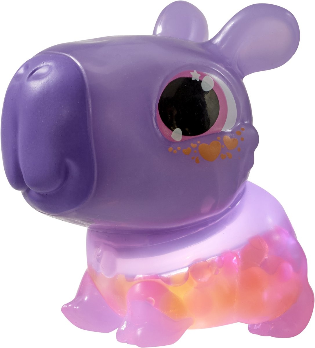 Animagic Let's Glo Capybara Purple - Speelfiguur - Lichtgevende Capybara
