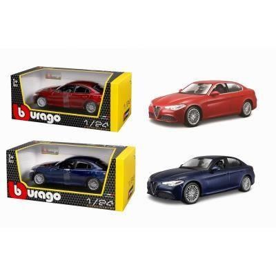 Bburago 1:24 Alfa Romeo Giulia - 1 exemplaar assorti uitgeleverd
