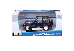 Maisto Jeep Wrangler Rubicon 1/27 Modelauto - Blauw Metallic