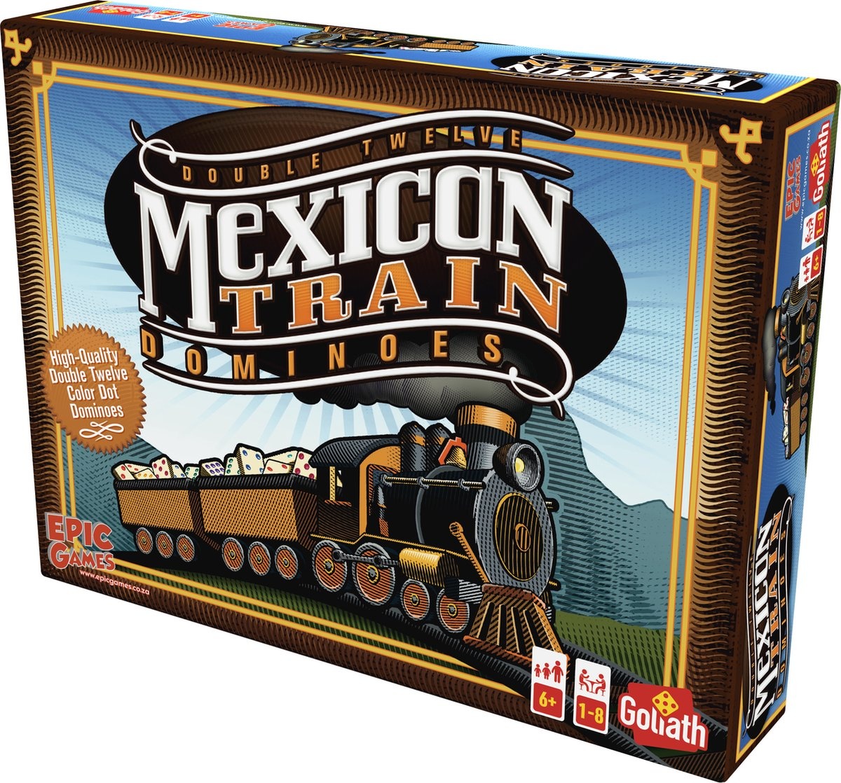 Goliath Mexican Train Dominoes - Actiespel - Domino - Verpakkingsschade