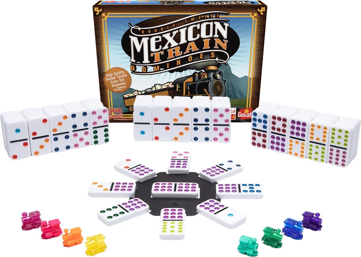 Goliath Mexican Train Dominoes - Actiespel - Domino - Verpakkingsschade