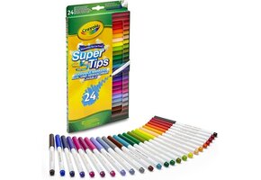 Crayola 24 Viltstiften met superpunt