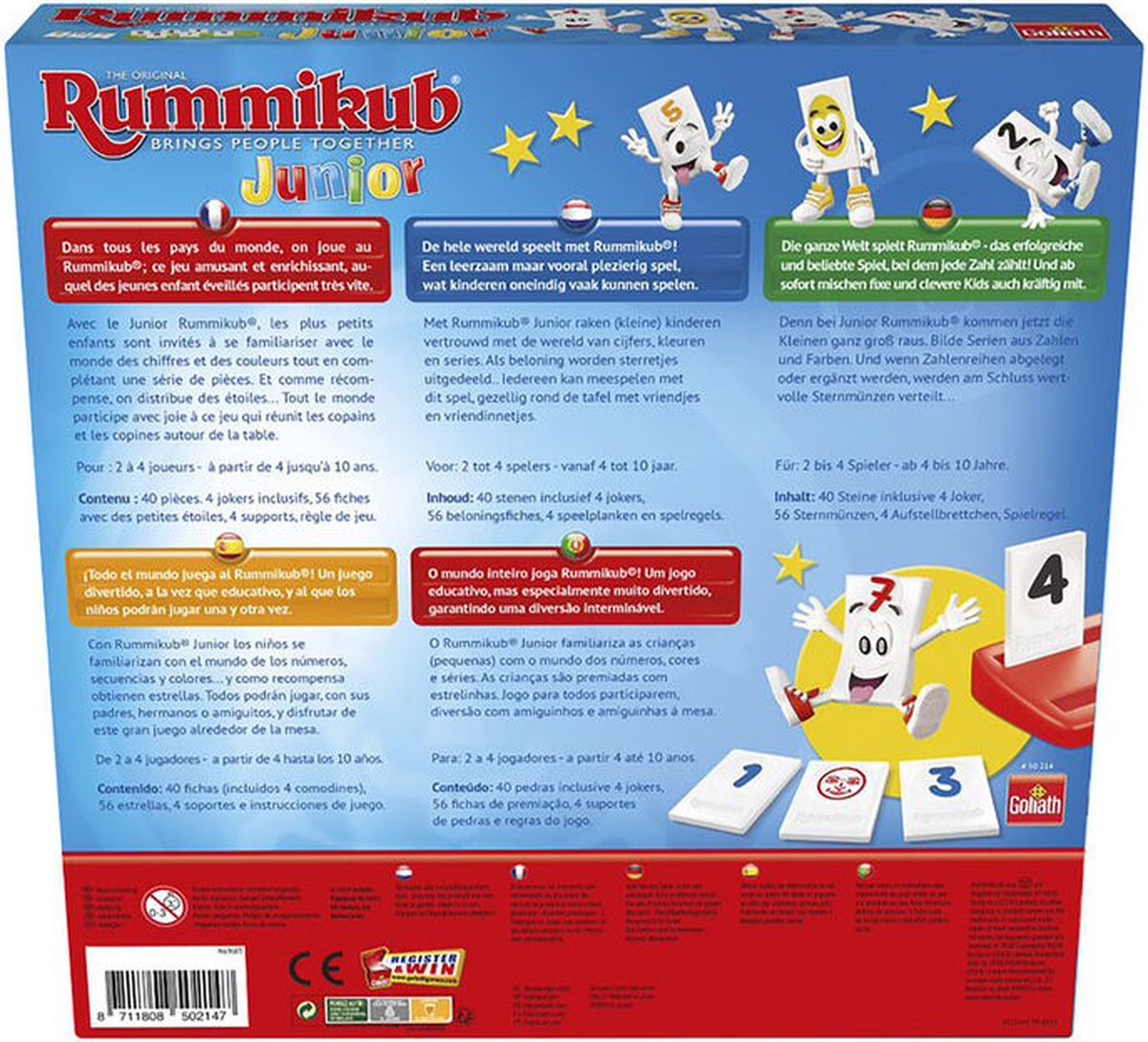 Goliath Rummikub Junior - Bordspel - Kinderspel - verpakking schade