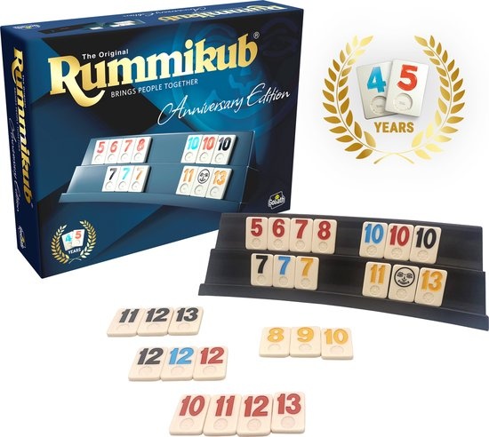 Goliath Rummikub Anniversary Edition - Bordspel - Strategiespel - Speciale editie ter gelegenheid van het 45 jarig bestaan! - verpakking schade