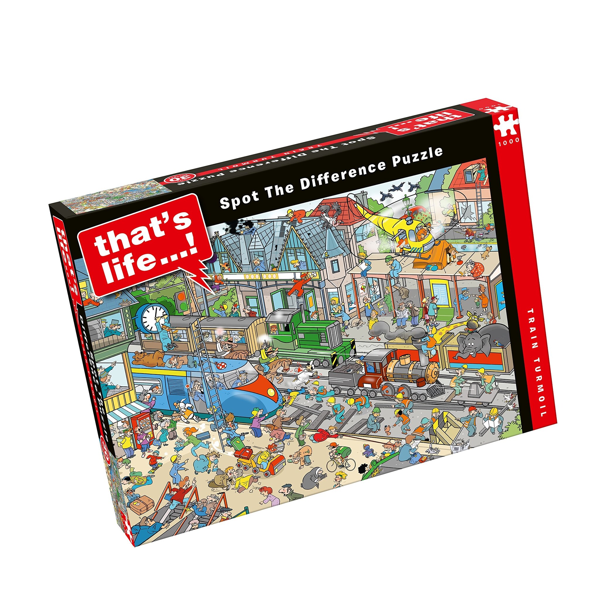 Goliath That's Life Spot the Differences - Train Turmoil Puzzel - 1000 stukjes