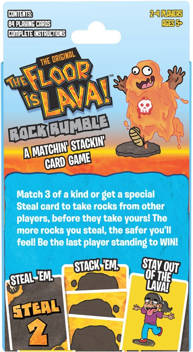 Goliath The Floor Is Lava - Rock Rumble Kaartspel - Actiespel