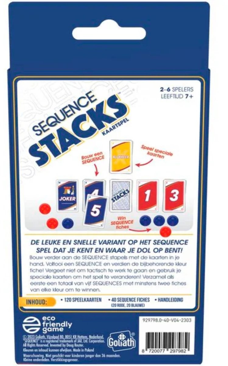 Goliath Sequence Stacks Kaartspel