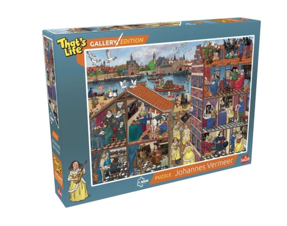Goliath That's Life Gallery Edition: Johannes Vermeer - 1000 Puzzelstukjes - Legpuzzel (68x48cm) - Verpakkingsschade