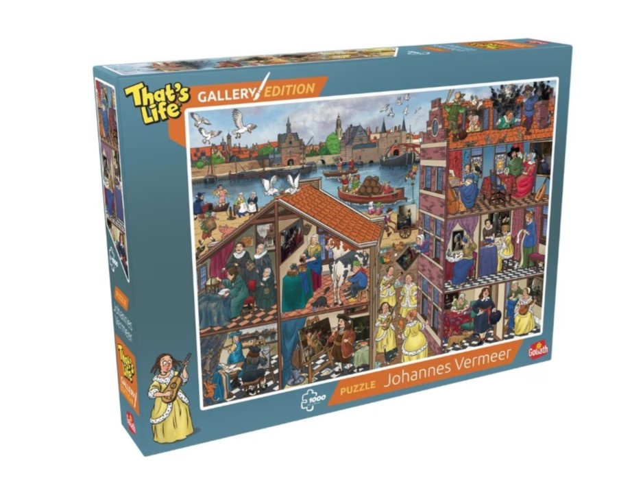 Goliath That's Life Gallery Edition: Johannes Vermeer - 1000 Puzzelstukjes - Legpuzzel (68x48cm) - Verpakkingsschade