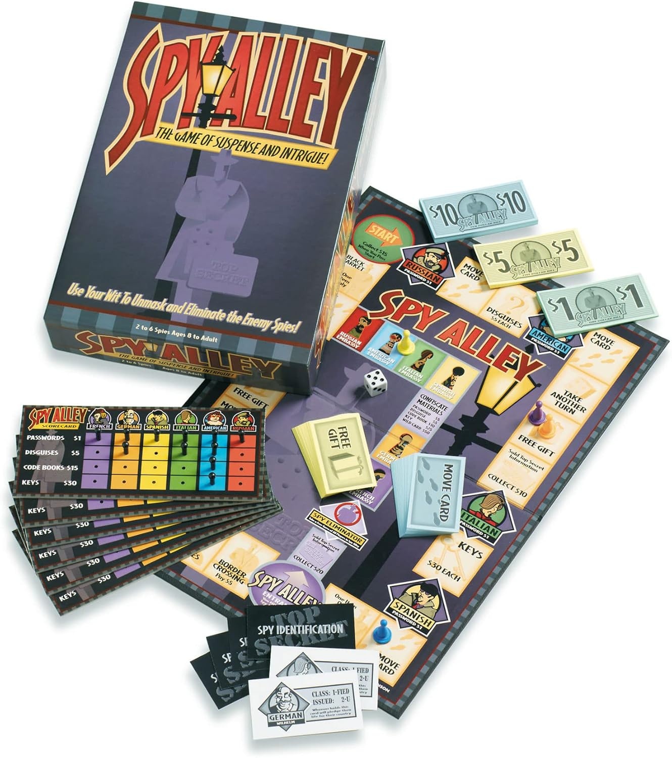 Spy Alley - Mensa Award-Winning Strategy Game