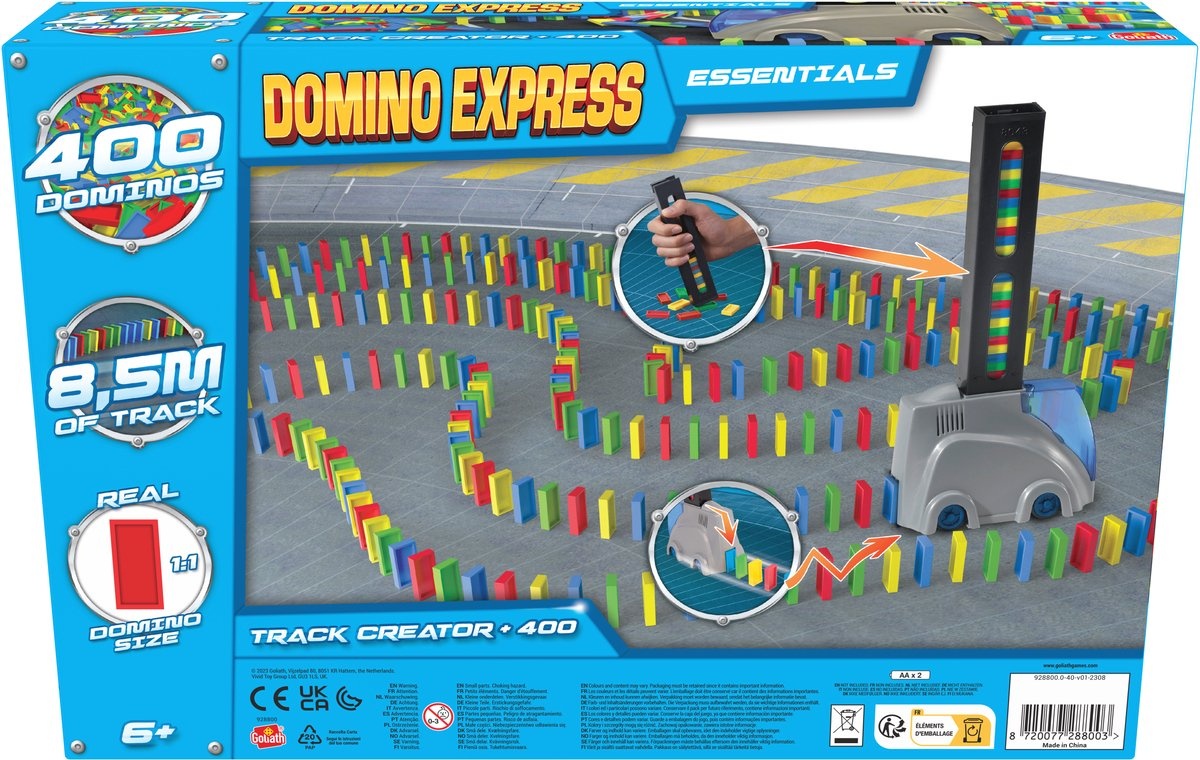 Domino Express Track Creator + 400 dominos - Verpakkingsschade