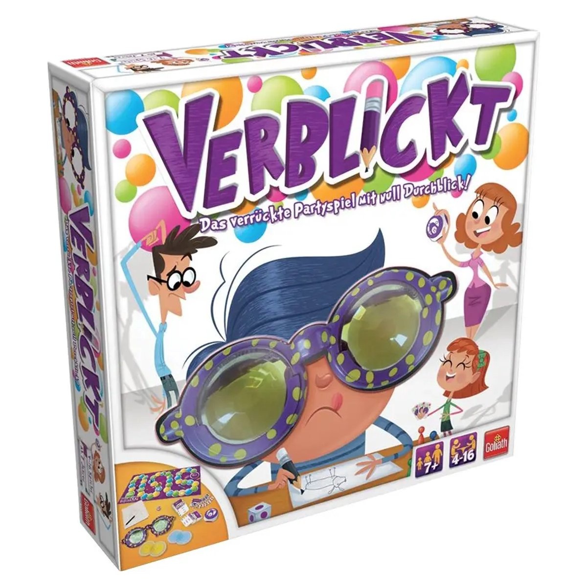 Goliath Verblickt Familienspiele - Das verrückte Partyspiel mit viel Durchblick!