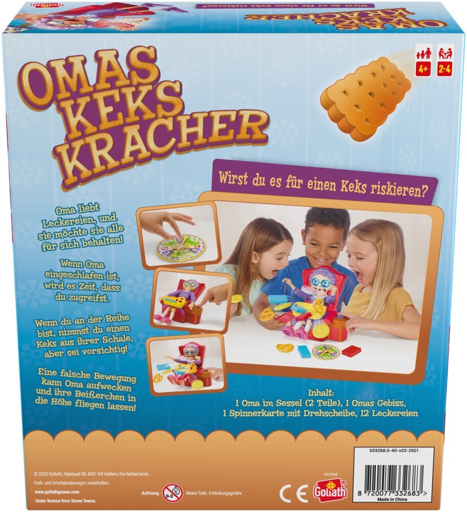 Goliath Omas Keks Kracher Reaktionsspiel - Duitse uitvoering