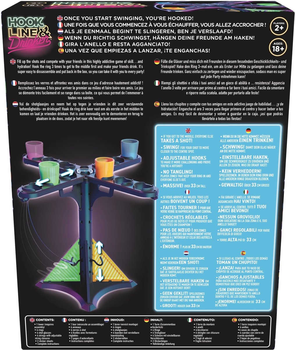 Endless Games Hook, Line & Drinker - Actiespel - Partyspel - Drankspel