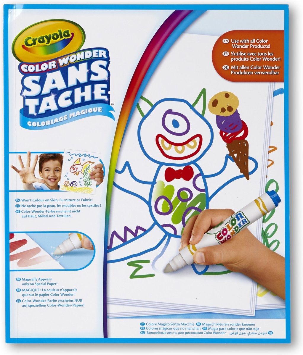 Crayola - Color Wonder - Kleurboek - Tekenblok Neutraal