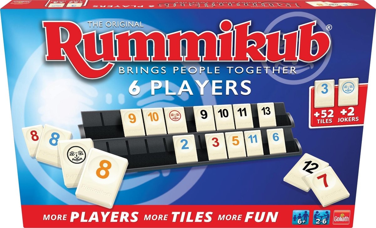 Goliath Rummikub The Original geschikt voor 6 Spelers - Bordspel - Verpakkingsschade