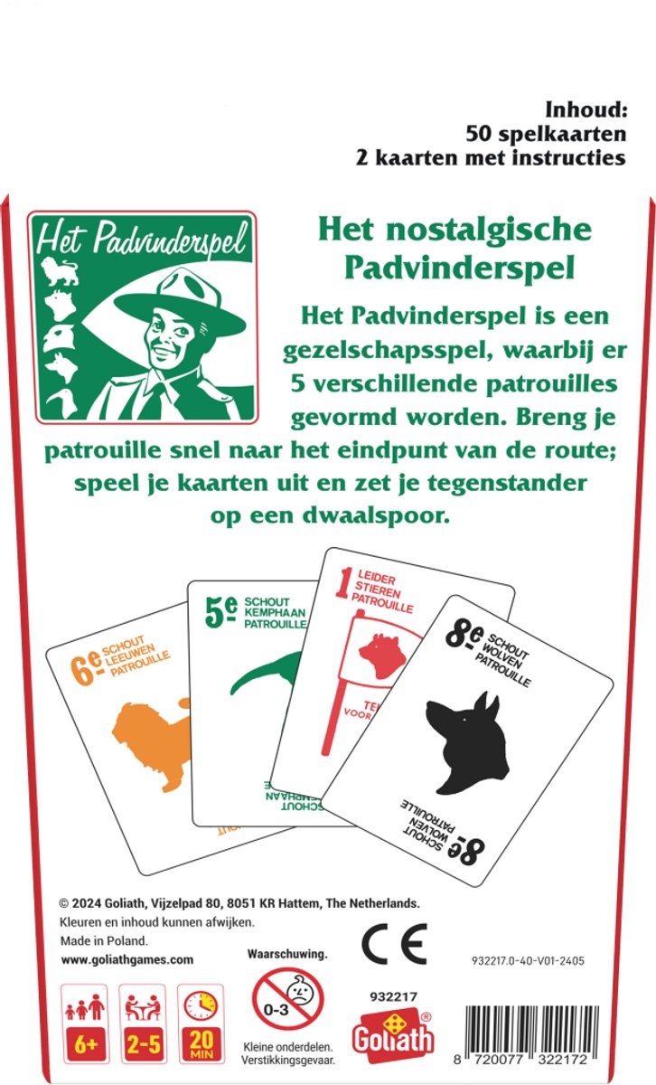 Goliath Padvinder - Kaartspel - Klassiek spel