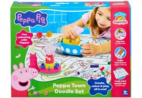 Colorific Peppa Pig Peppa Town Doodle Set - Tekenset