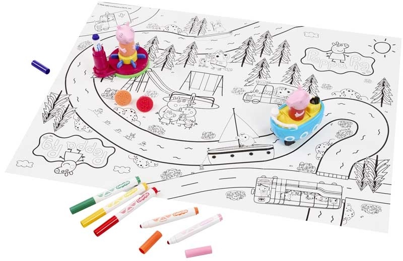 Colorific Peppa Pig Peppa Town Doodle Set - Tekenset