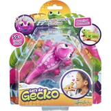 Animagic Let's go Gecko - Speelgoedrobot Gekko - Roze