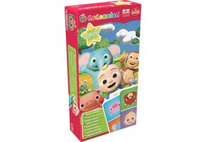 CoComelon Jumbo Dominoes - 28 extra grote dominostenen met een dier of getal