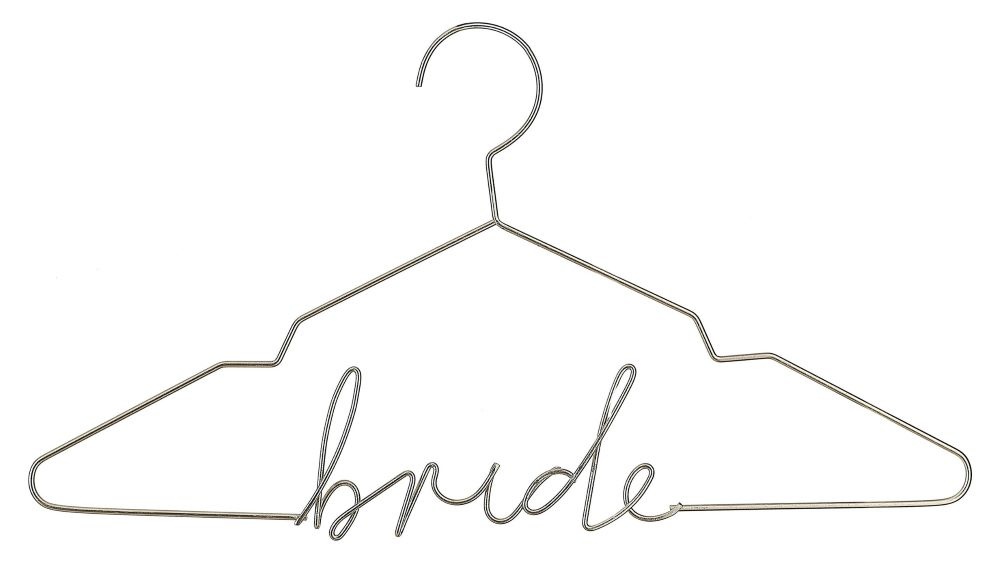 Ginger Ray Kleerhanger bruid - Metalen kledinghanger - Goudkleurig