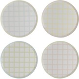 Ginger Ray Gingham Plates - Papieren Bordjes Geblokt - Multicolor 25cm - 8 stuks