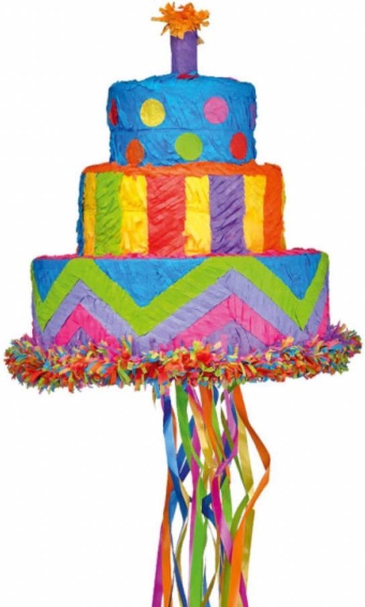 Pinata 3D Feesttaart pull