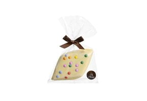 XL spek wit confetti a 2 stuks