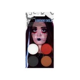 Schmink set Voodoo Doll - 4 kleuren met penseel