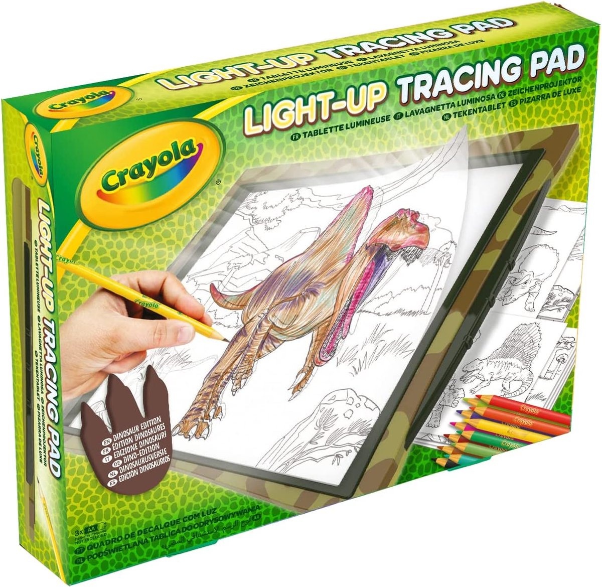 Crayola - Light Up Tracing Pad Dinosaur Edition