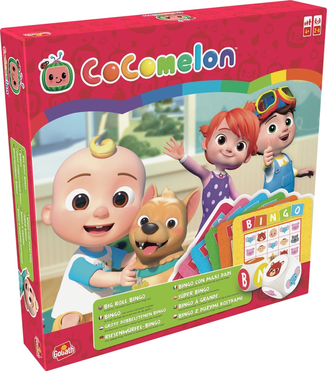 CoComelon - Grote dobbelstenen bingo - actiespel