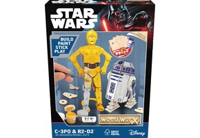Wood WorX - Star Wars - C-3PO & R2-D2 Twin Pack - Hobbypakket - Houten bouwpakket