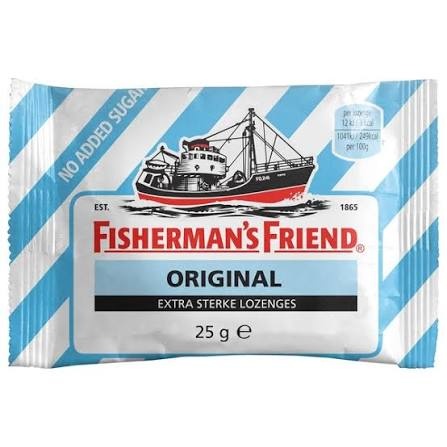 Fishermansfriend Original Extra Strong Suikervrij 25 gr