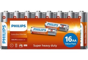 Philips Longlife Batterijen - AA - 16 stuks