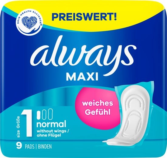 Always Maxi Normal Maandverband - 9 stuks