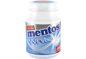 Mentos Gum sweetmint white pot (40 stuks)