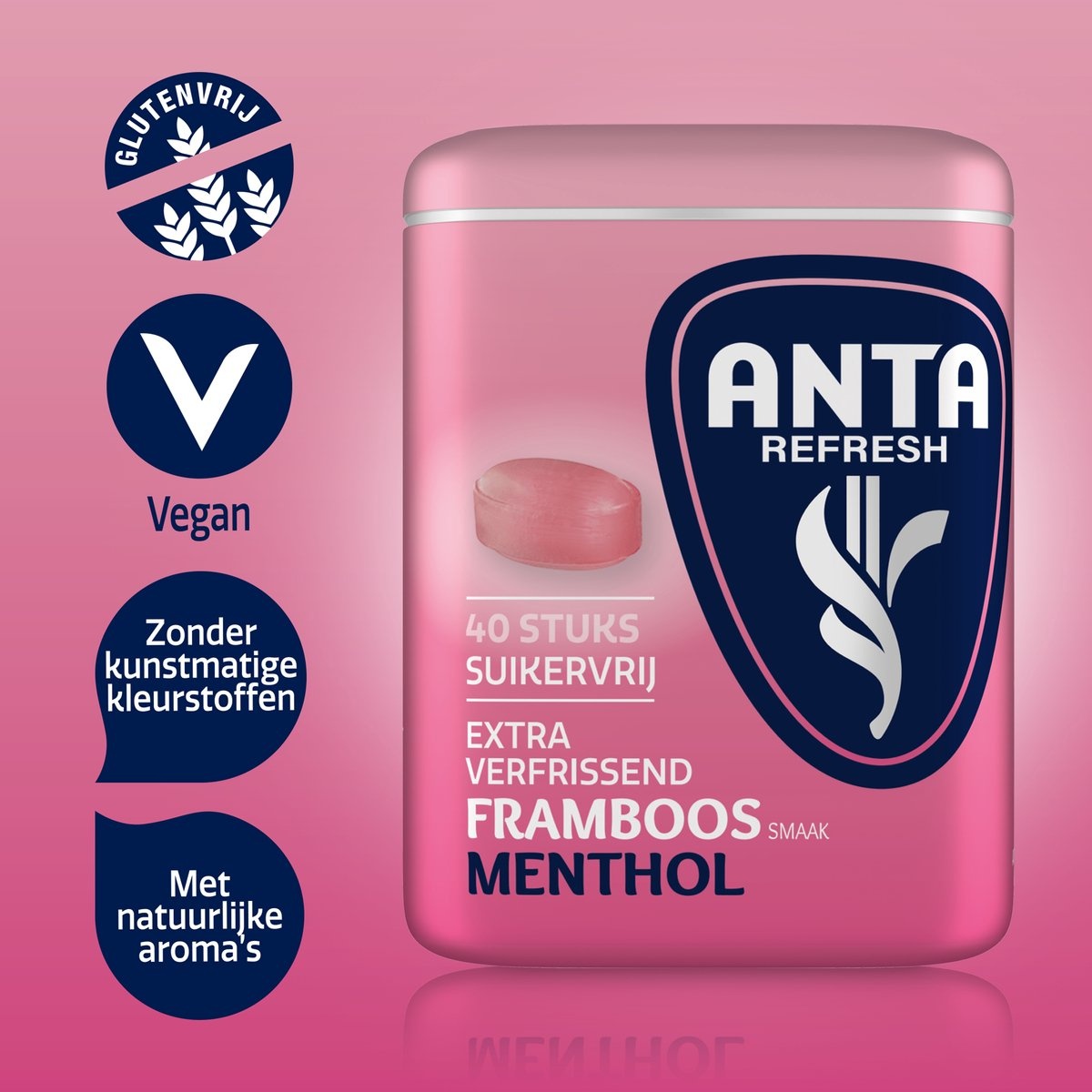 Anta Refresh framboos 72 Gram